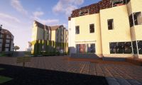 Soest in Minecraft - Außenansicht eines Gebäudes