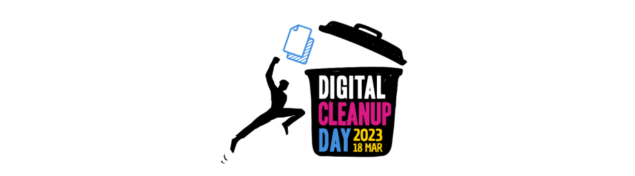 Plakat vom Digital Clean up Day