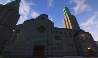 Soest in Minecraft - Außenansicht eines Gebäudes