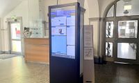 Digitale Stele im Soester Rathaus