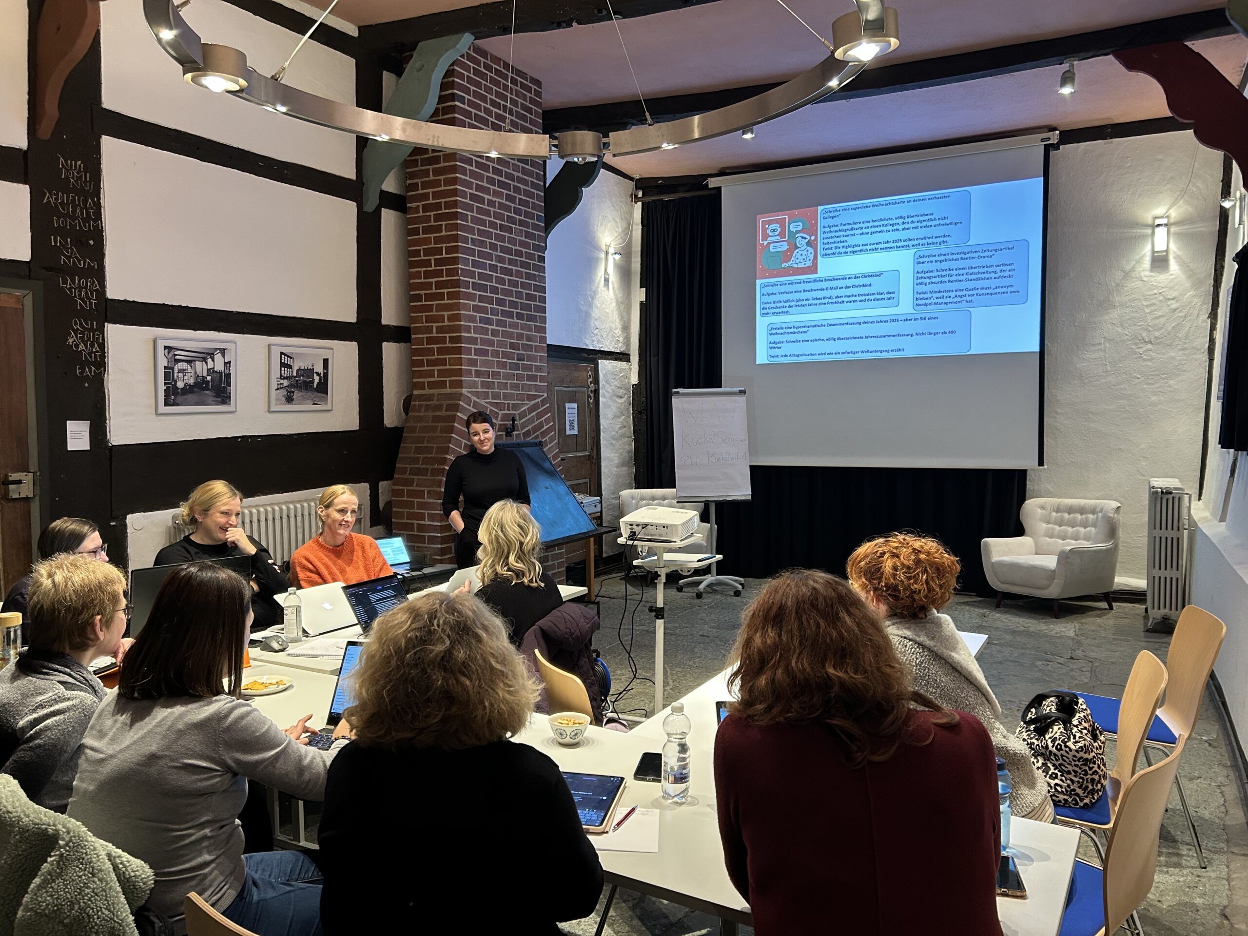 Veranstaltungsfoto der Veranstaltung KI-Queens im Dezember 2025.