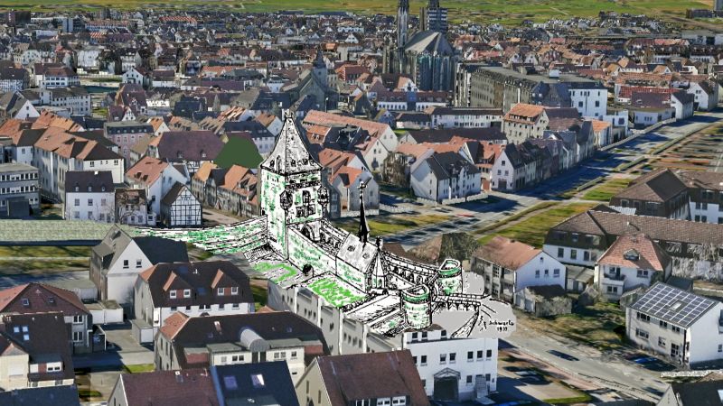 Zwischen Vergangenheit und Zukunft: Wie das 3D-Stadtmodell Soest Filme lebendig macht