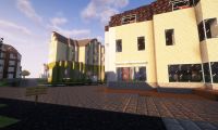 Soest in Minecraft - Außenansicht eines Gebäudes