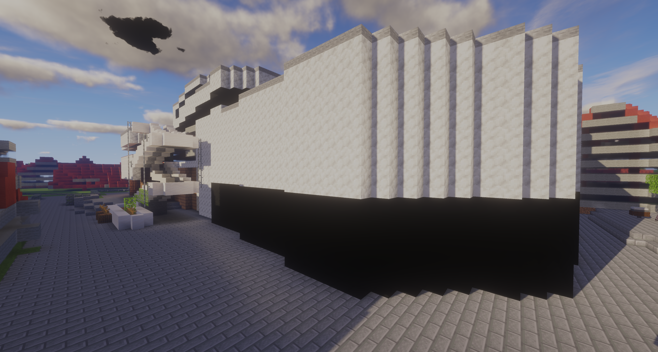 Soest in Minecraft - Außenansicht eines Gebäudes