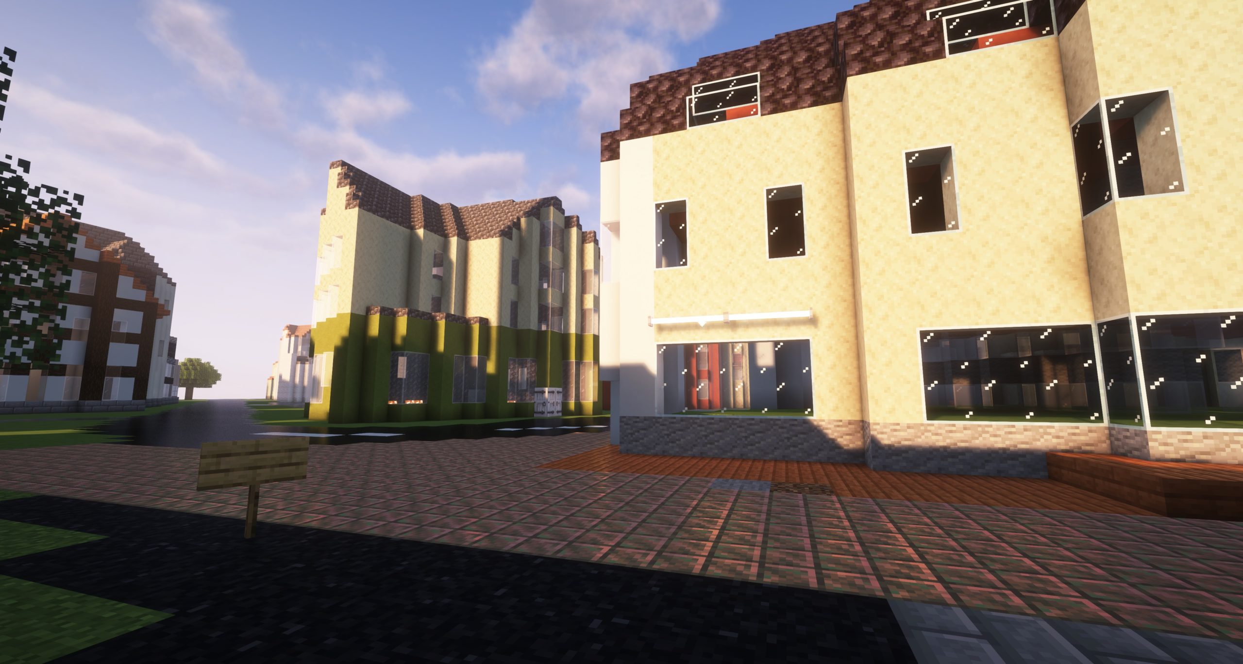 Soest in Minecraft - Außenansicht eines Gebäudes