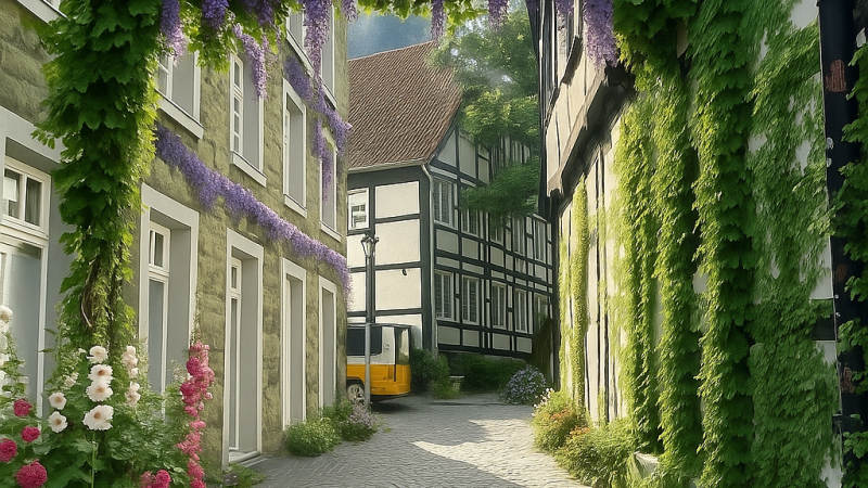 Grün statt Grau – Die Soester Gartengassen