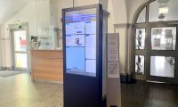 Digitale Stele im Soester Rathaus