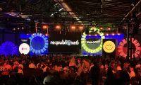 Blick auf die re:publica Bühne in Berlin