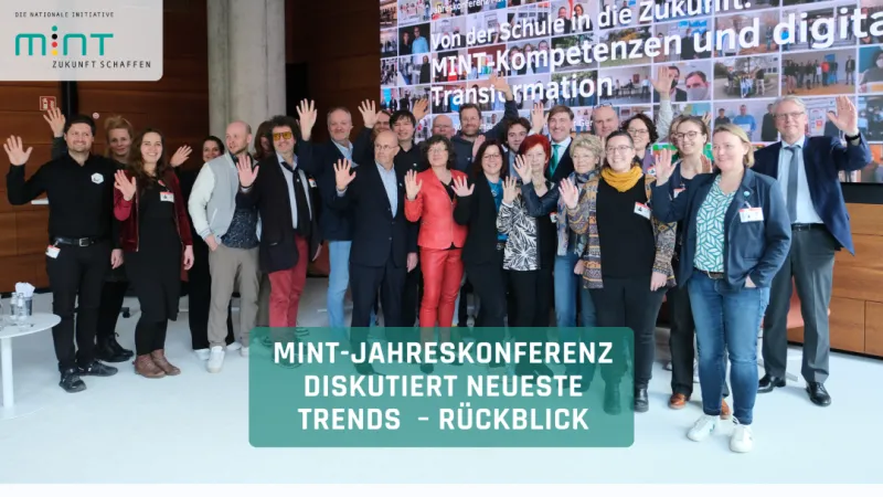 Archigymnasium Soest zu Besuch in Berlin auf der MINT-Jahreskonferenz
